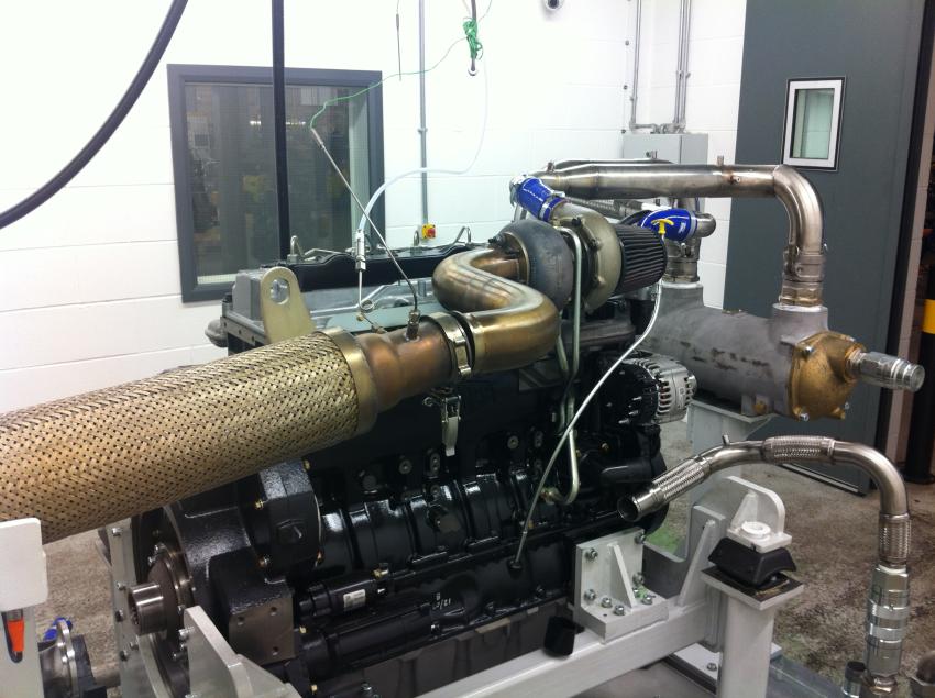 Flexible Metal Hose on Machine